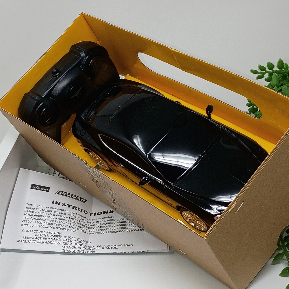 Bently Continental GT Black Remote Control Car